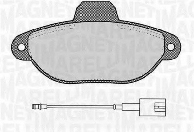 MAGNETI MARELLI 363916060454 -  Комплект тормозных колодок, дисковый тормоз